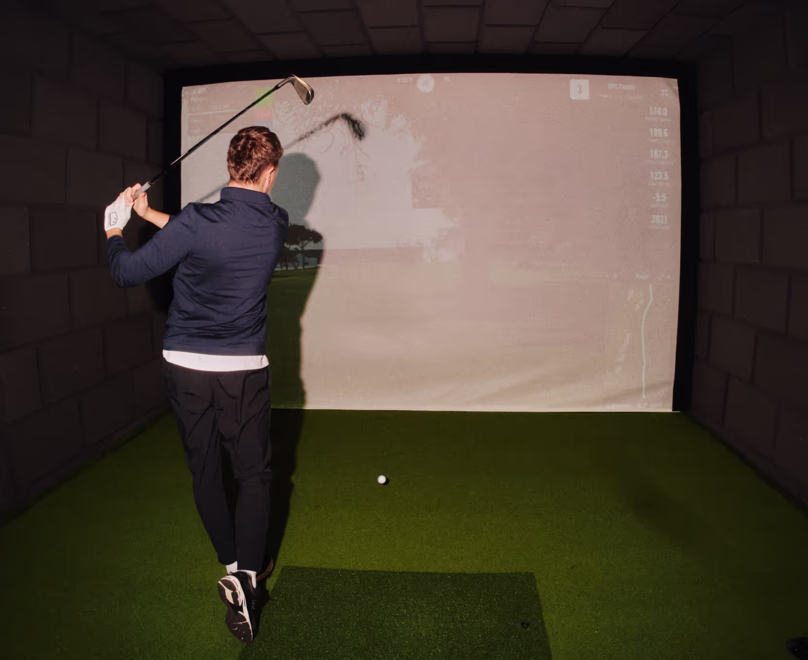 Our simulator bay in use
