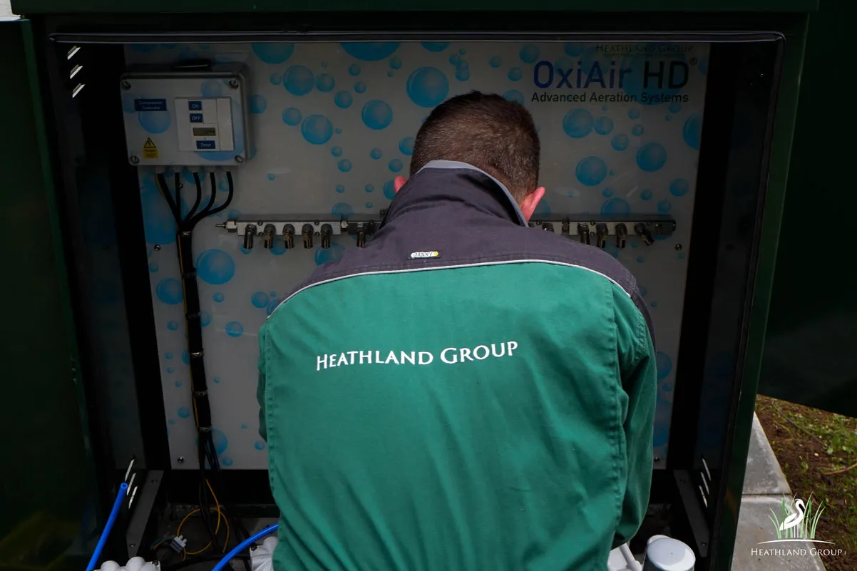 Heathland Group working on an installation project for Center Parcs