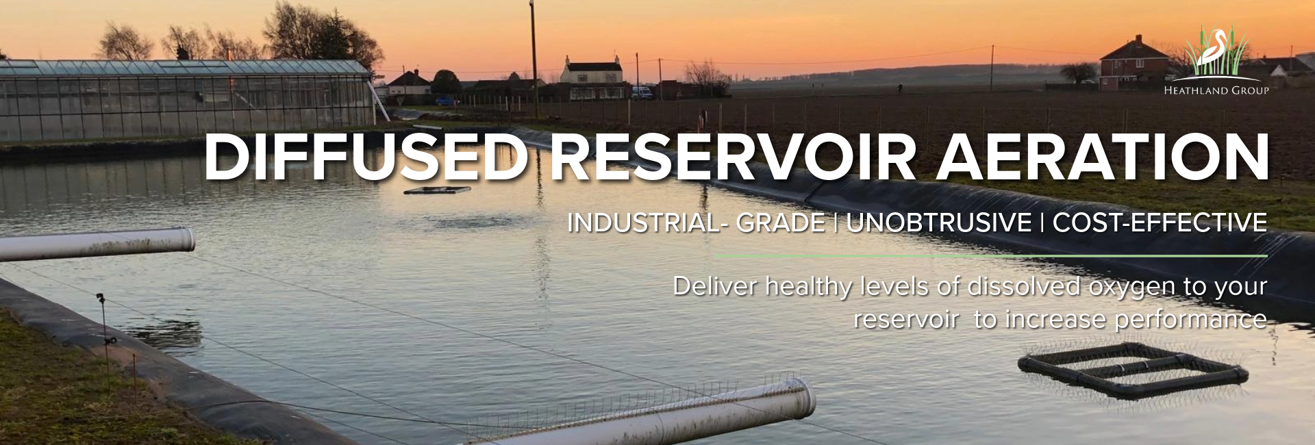 Diffused reservoir aeration