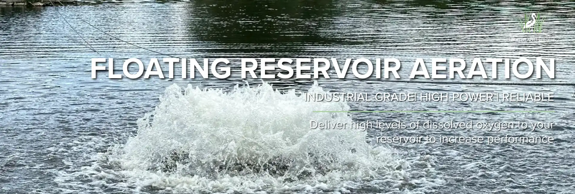 floating reservoir aeration surface aerator