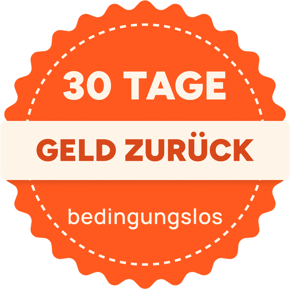 30 Tage Geld-zurück-Garantie Siegel