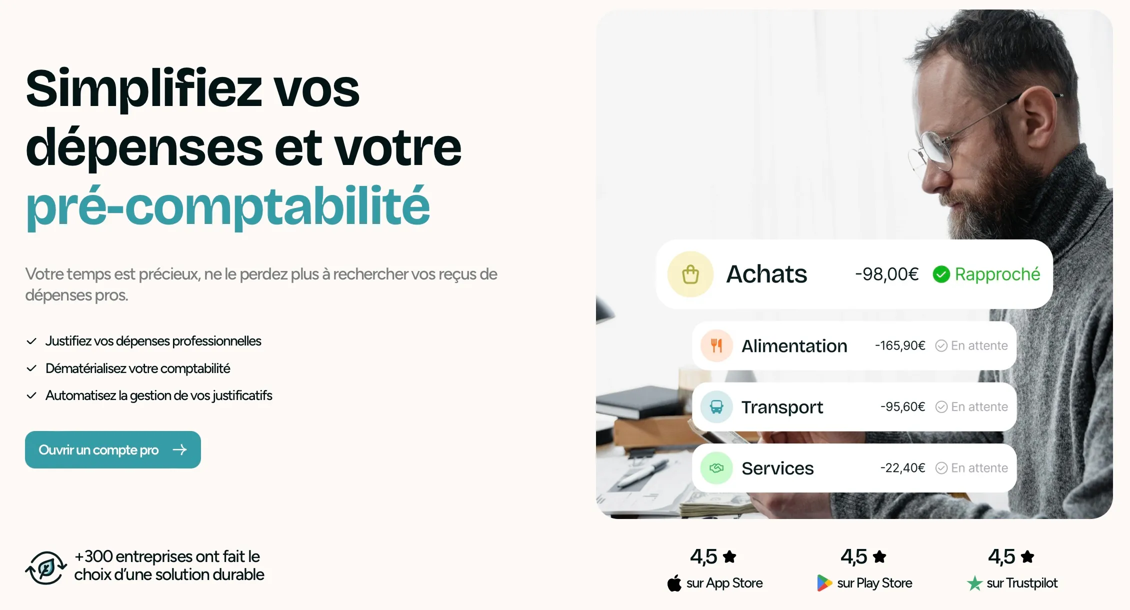 Simplifiez vos dépenses et votre pré-comptabilité