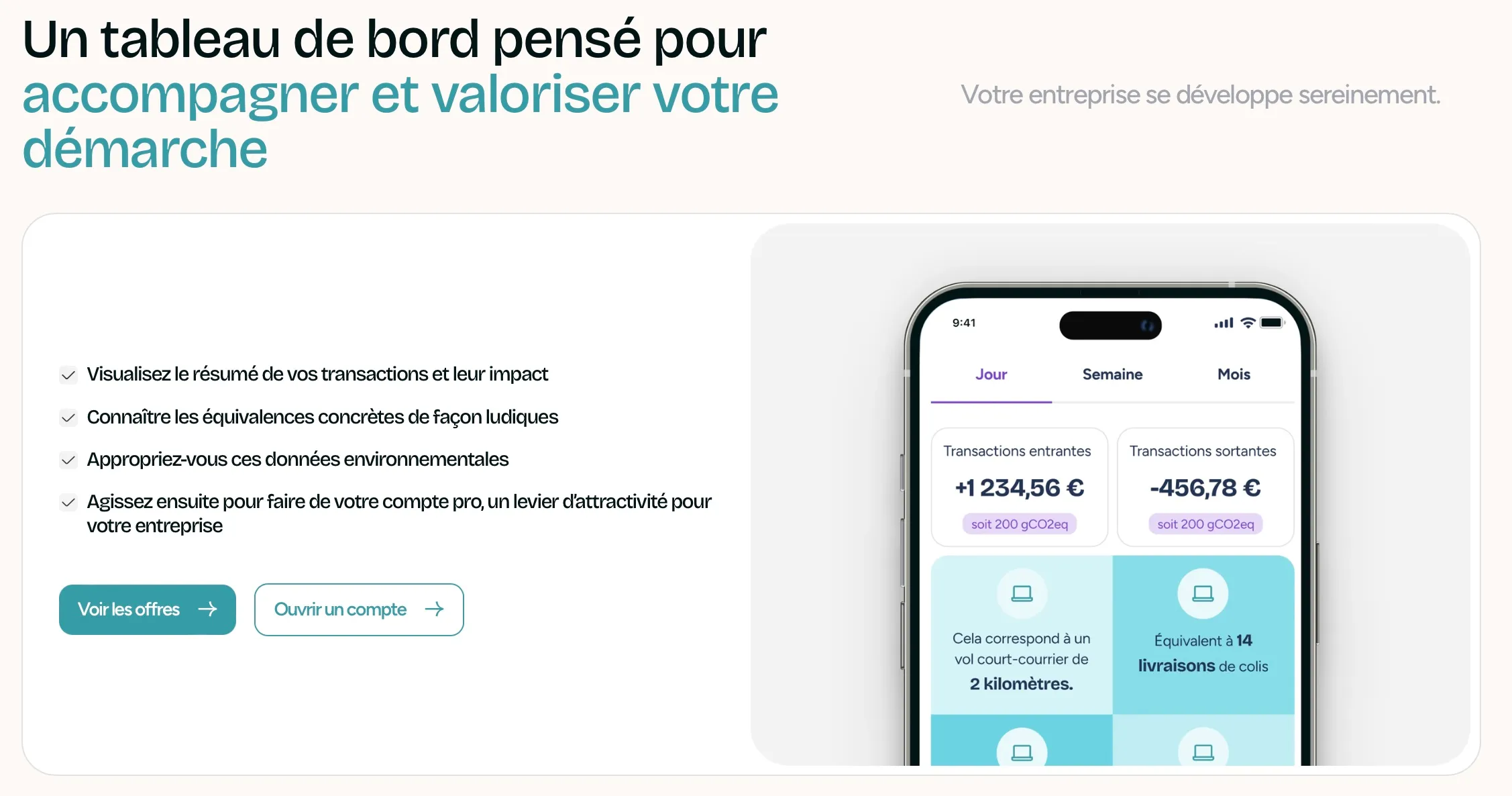 Un tableau déborde pensé pour accompagner et valoriser votre démarche 