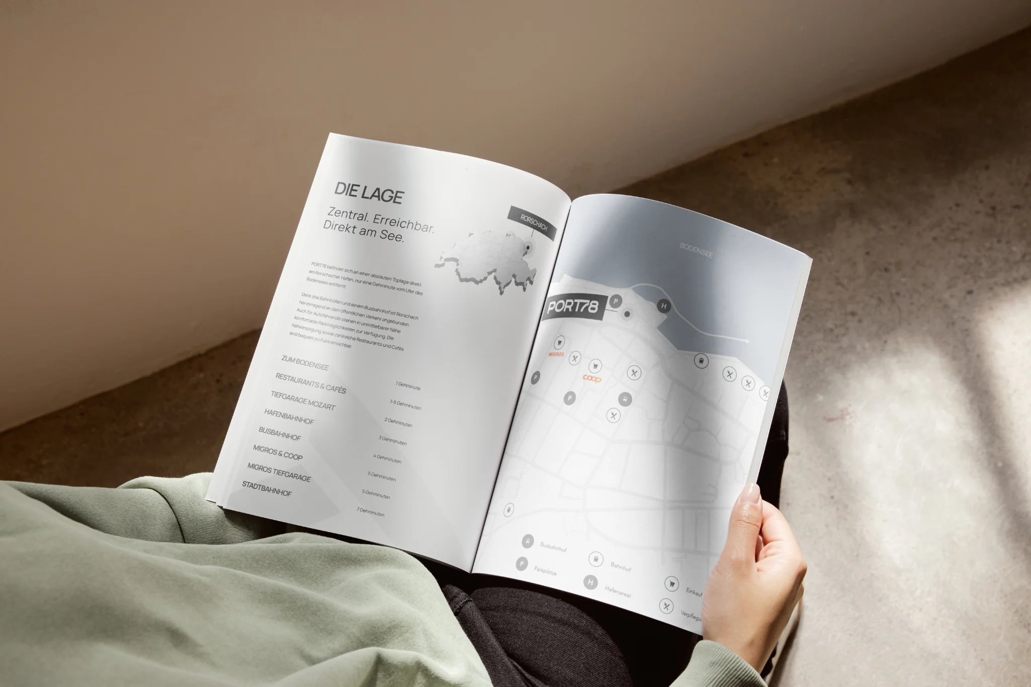PTHS Immobilien AG – brochure, mockup