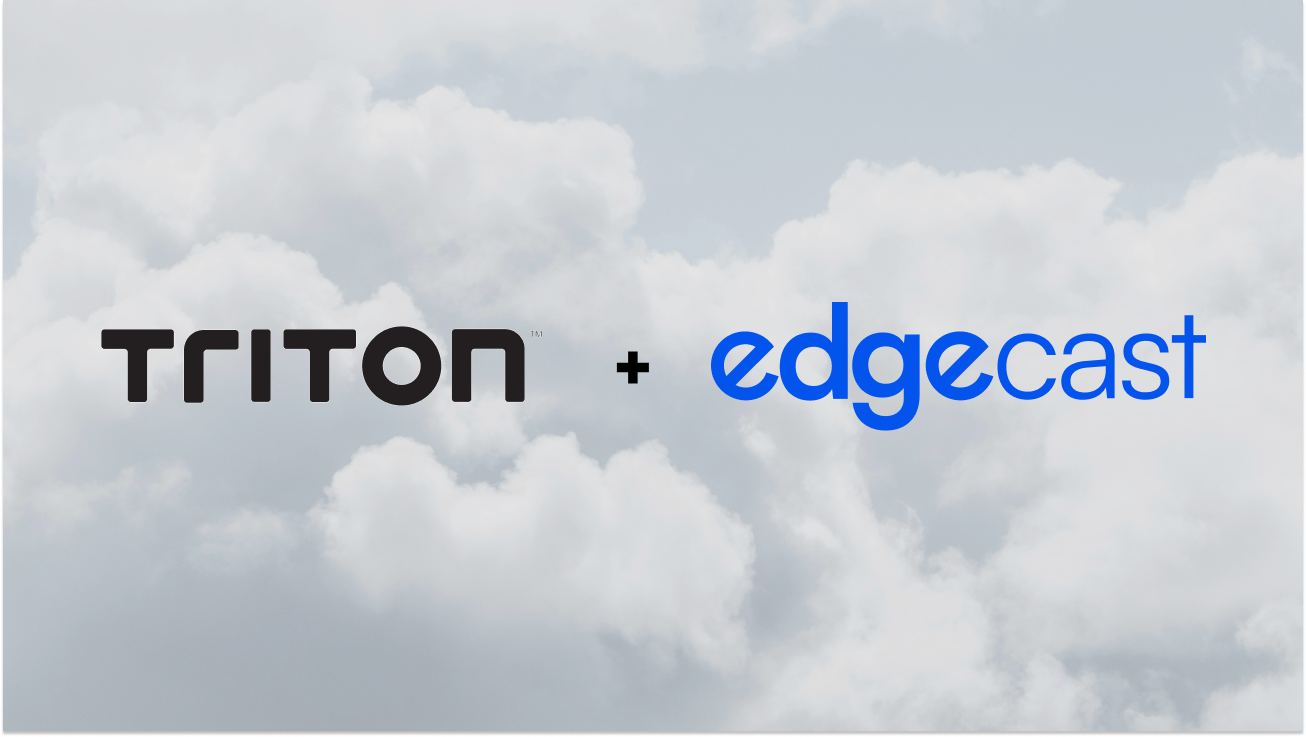 Pulse infrastructure with Triton Cloud and Edgecast CDN