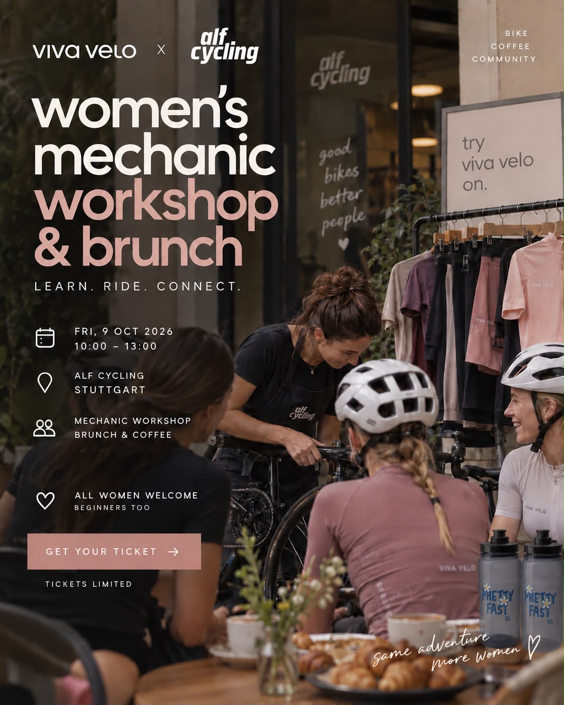 Viva Velo x alf cycling – women´s mechanic workshop & brunch am 9. Oktober 2026