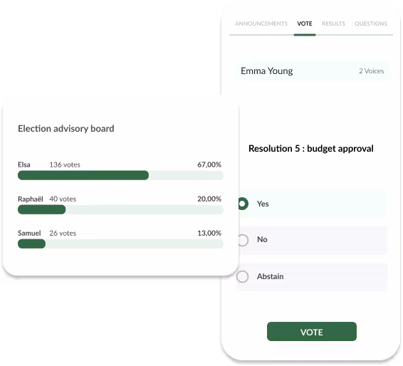 image mokup voteer