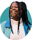 small photo of a smiling woman
