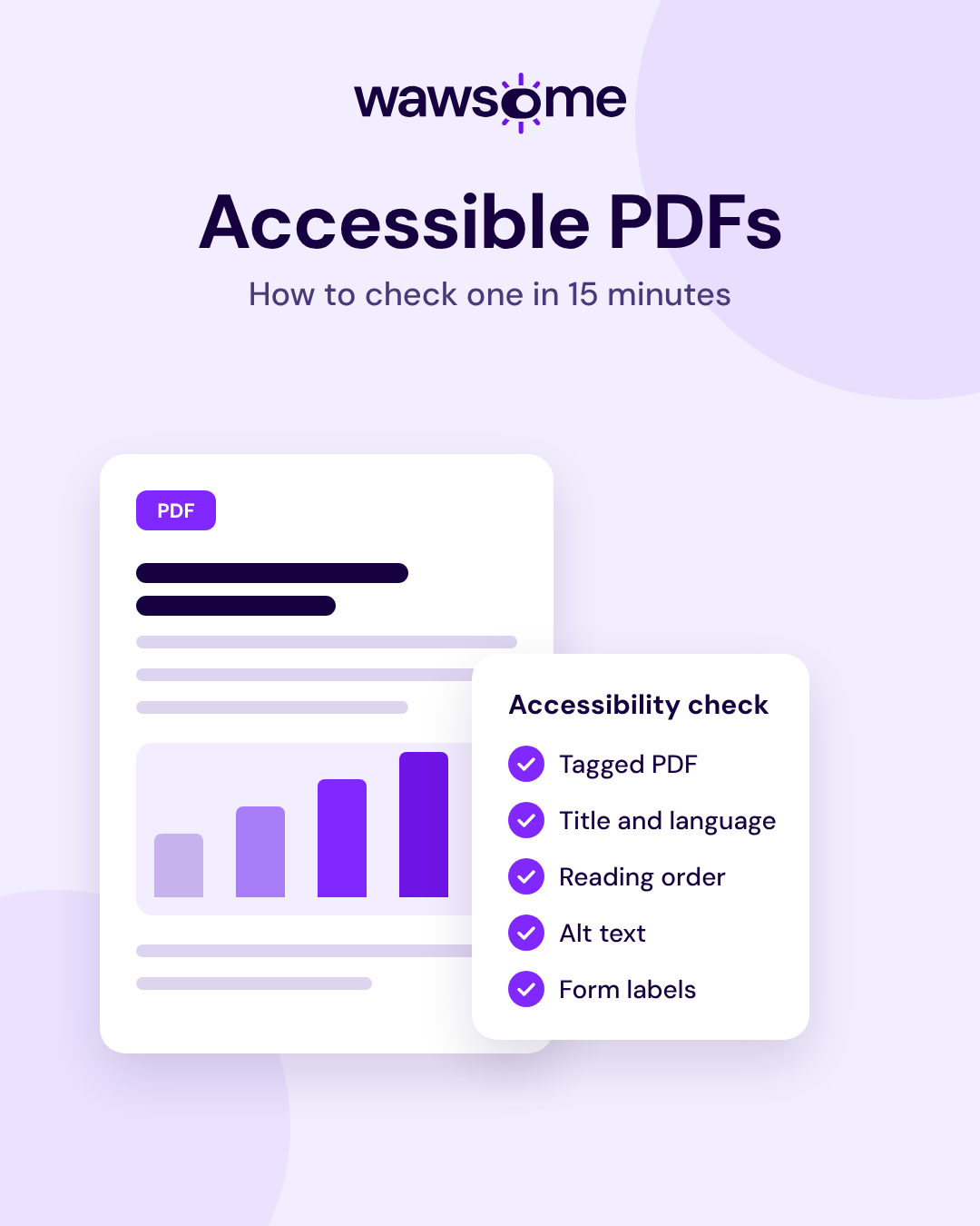 Comprueba en 15 minutos si un PDF es accesible: etiquetas, orden de lectura, texto alternativo y formularios. Y qué corregir primero.
