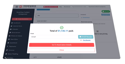 RoverPass check out date example