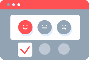 Illustration showing guest feedback being positive