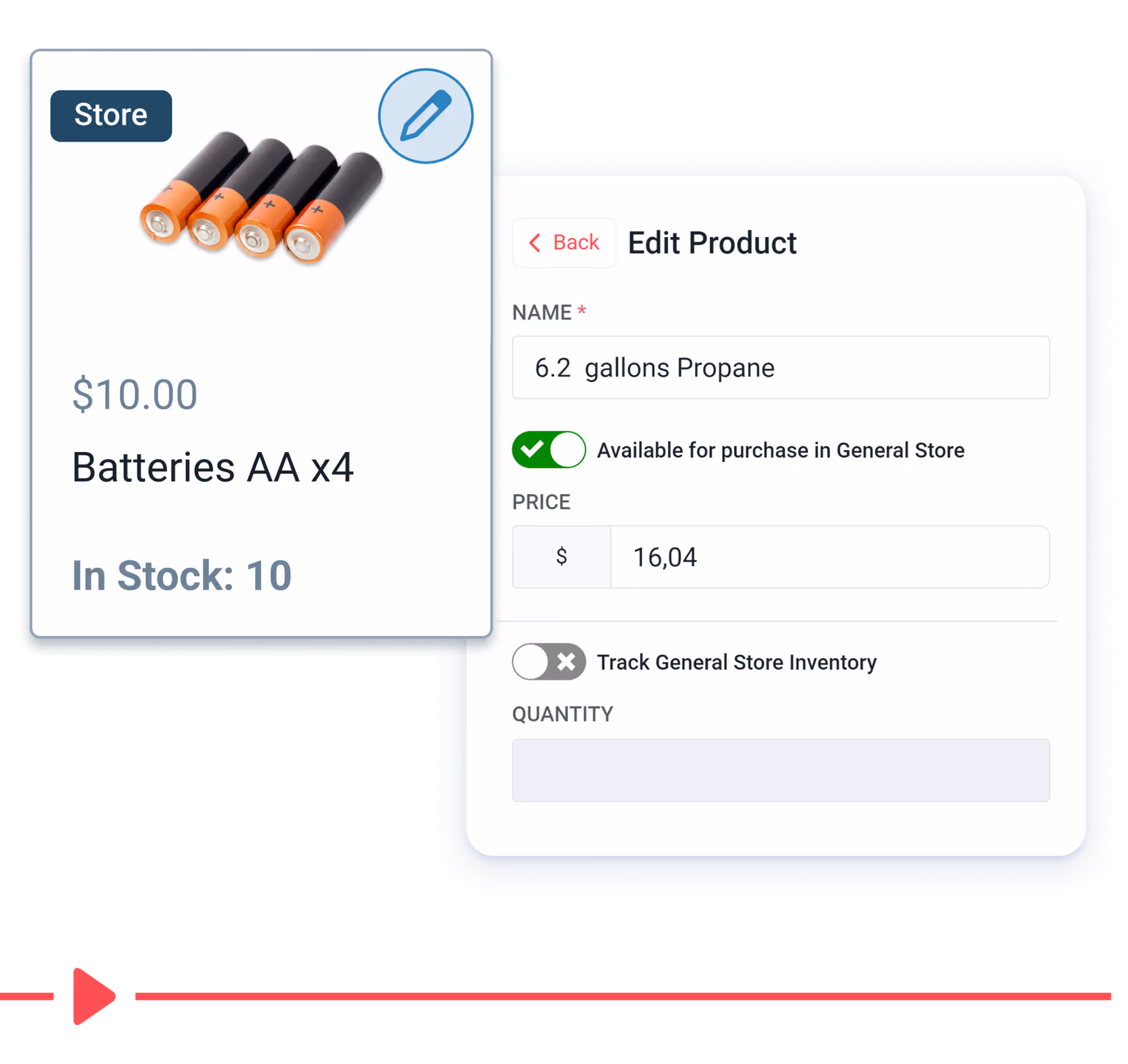 Updating products in RoverPass POS