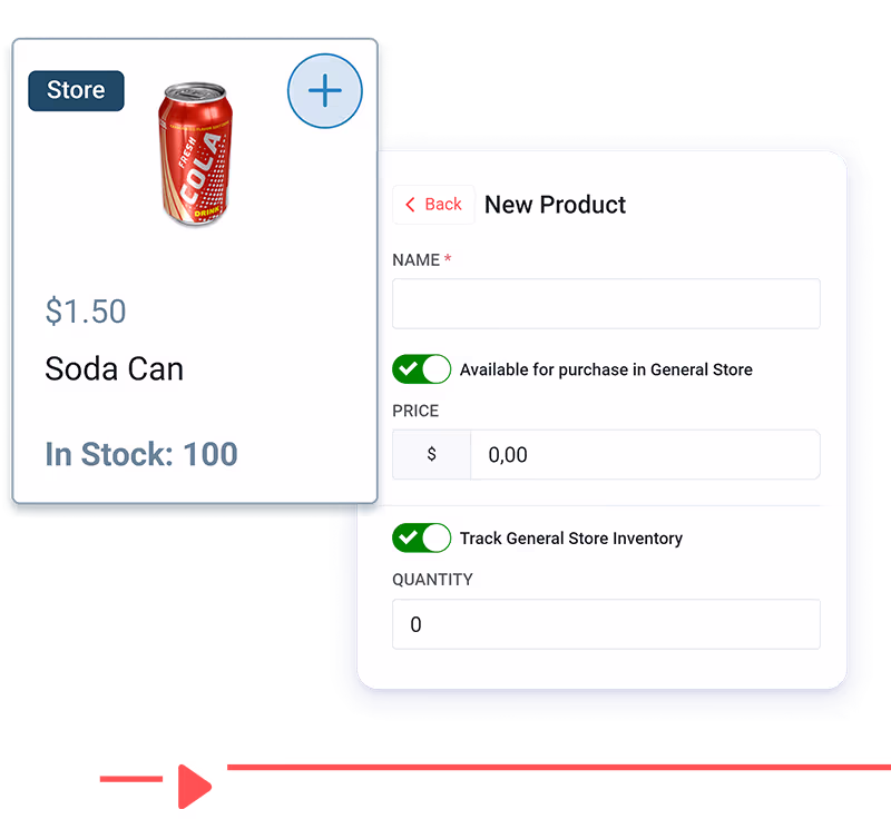 Screenshot displaying a soda can alongside a new product page, highlighting the beverage's branding and product details.