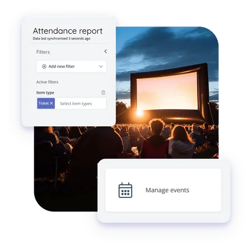 Attendance report showing who attended a campground event