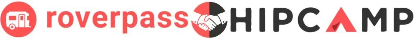 Roverpass and Hipcamp partnership logo