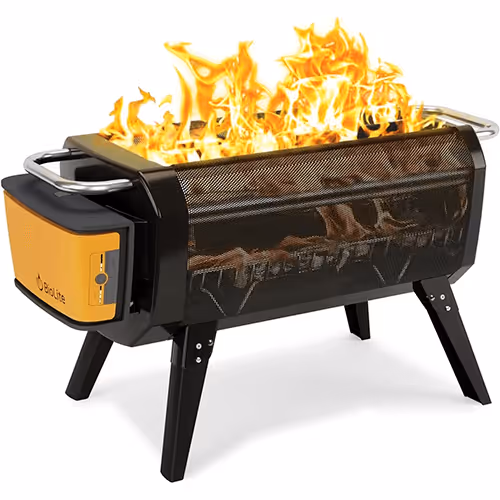 Portable smokeless fire pit