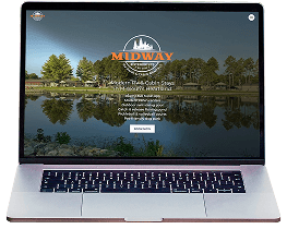 Midway RV Park and Cabin Rentals website