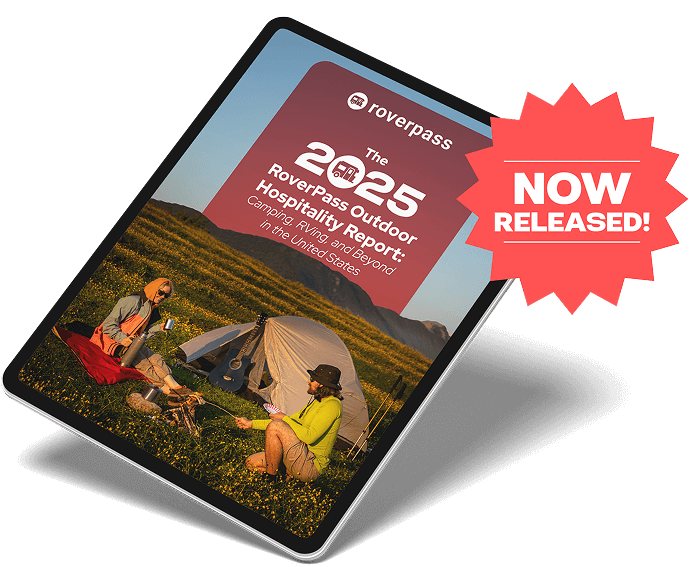 The 2025 Roverpass Outdoor Hospitality Report cover