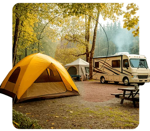 Campground using RoverPass Campground Reservation Software