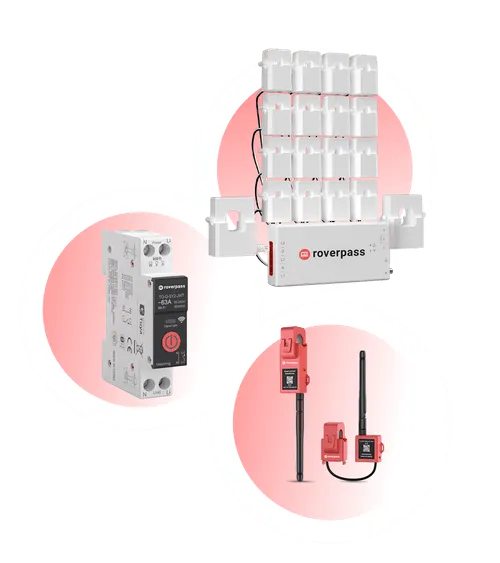 Smart metering hardware: current sensors, meter module and wireless transmitters