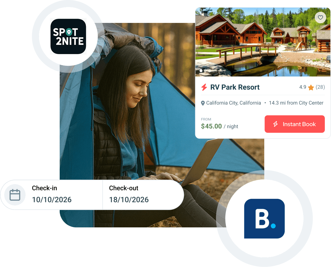 RoverPass channel manager with Spot2Nite and Booking.com integrations