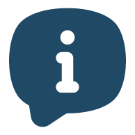 Information Bubble Blue Icon