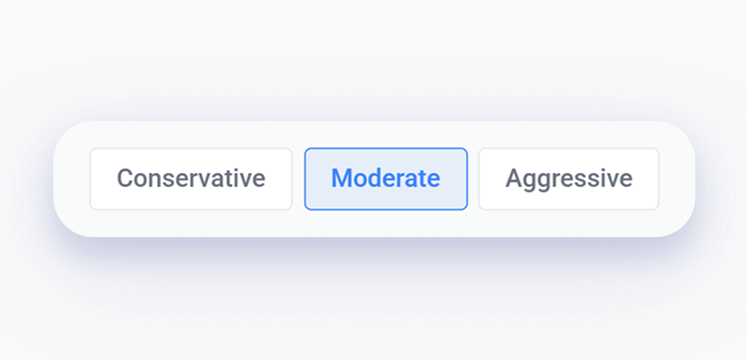 Dynamic Pricing configuration in RoverPass with moderate strategy selected