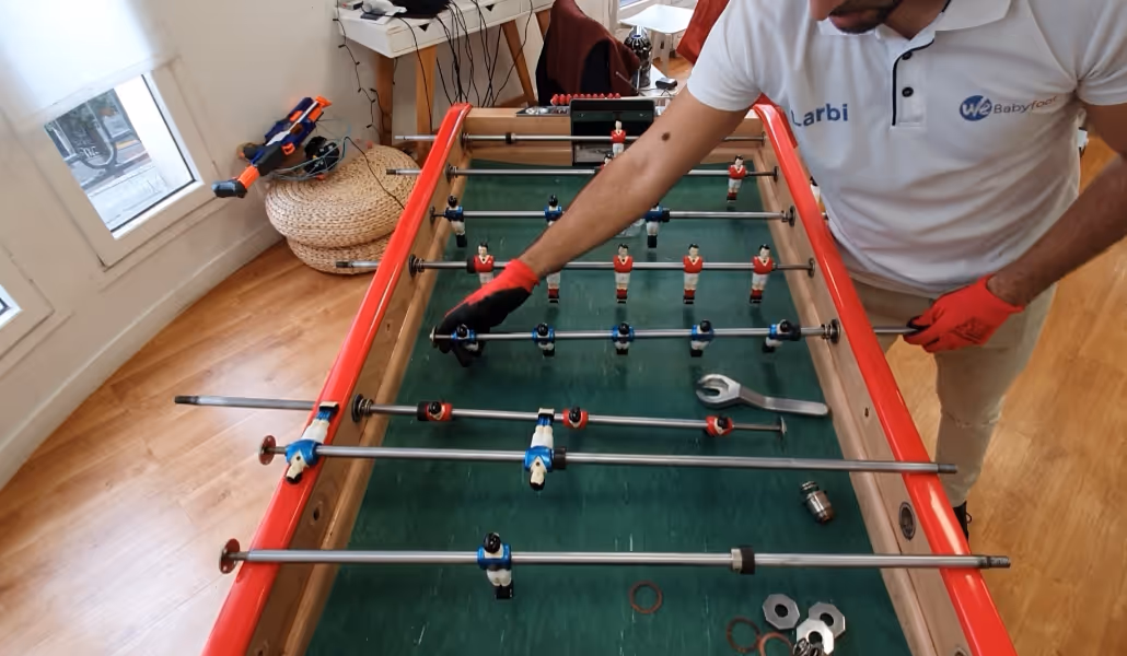 Entretien des babyfoot Bonzini
