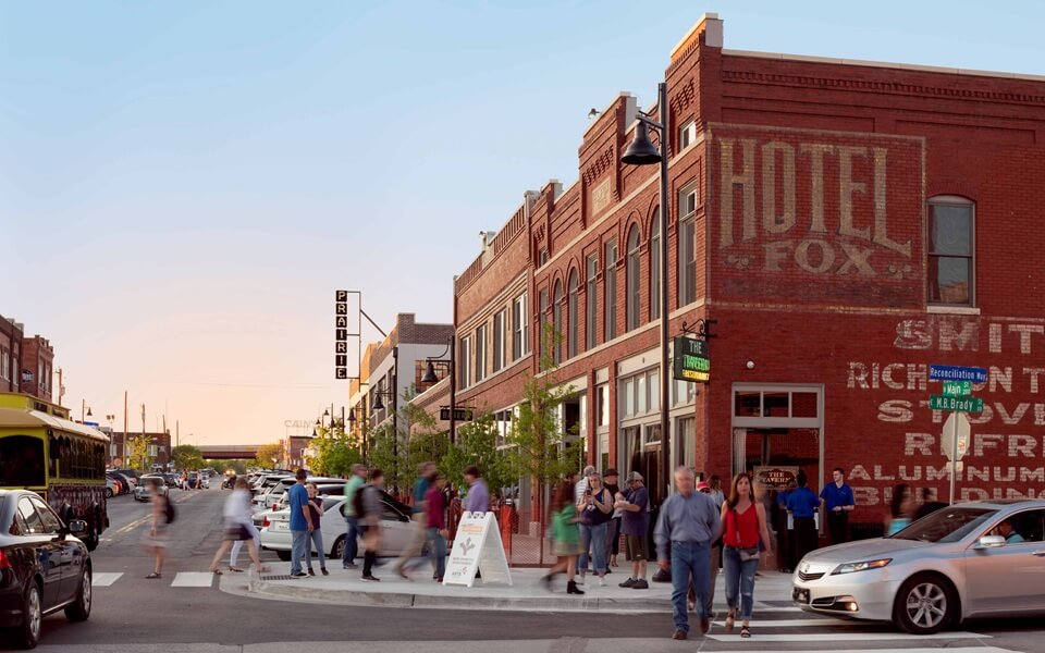 Visit our office on the second floor of the Hotel Fox, Tulsa’s oldest downtown building