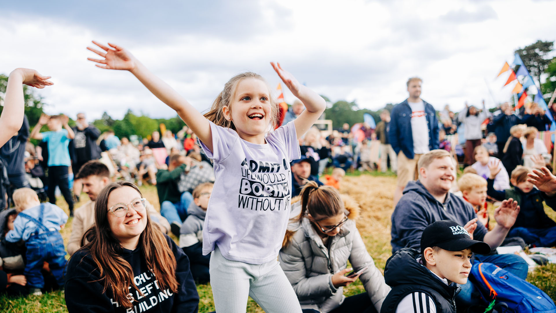 Crowd photo in Zimbabwe from the stage