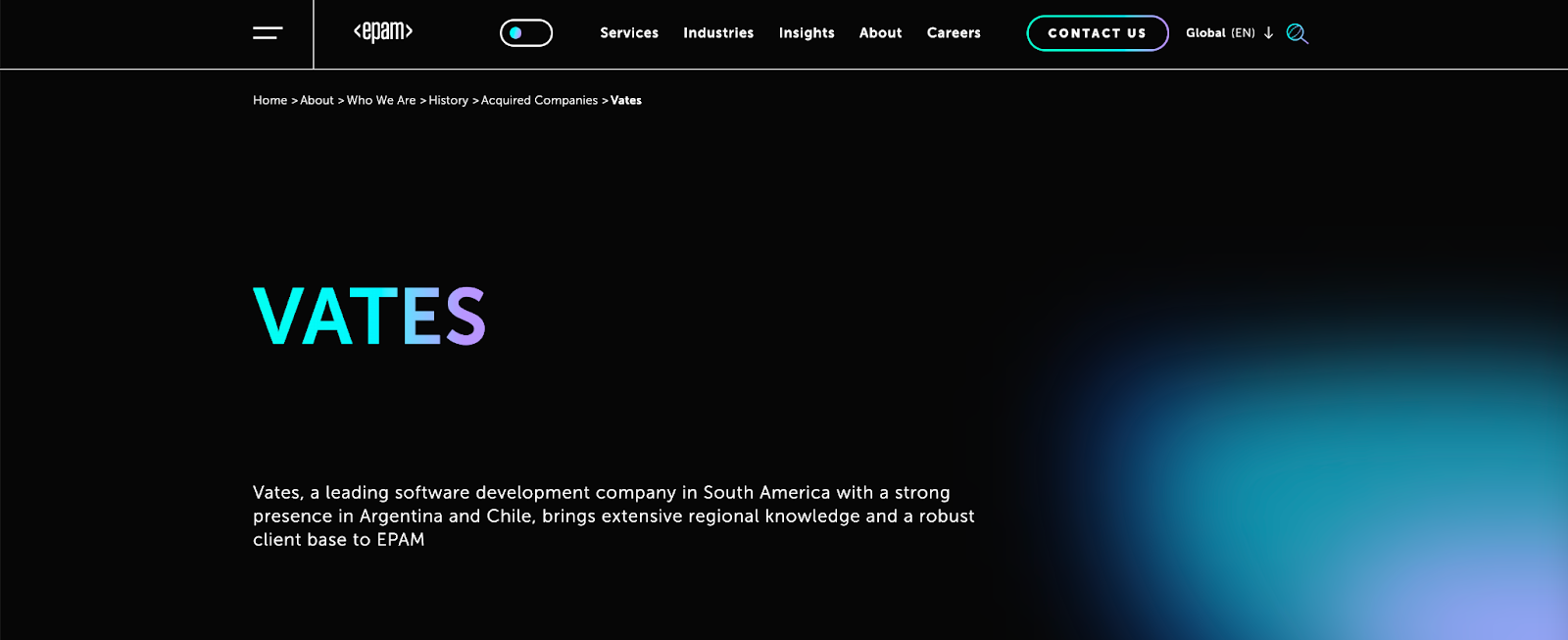 Vates’ website