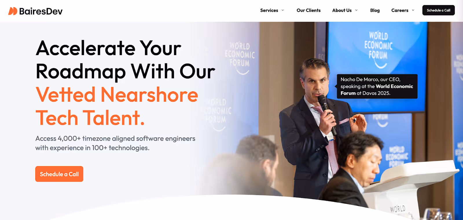 BairesDev’s website