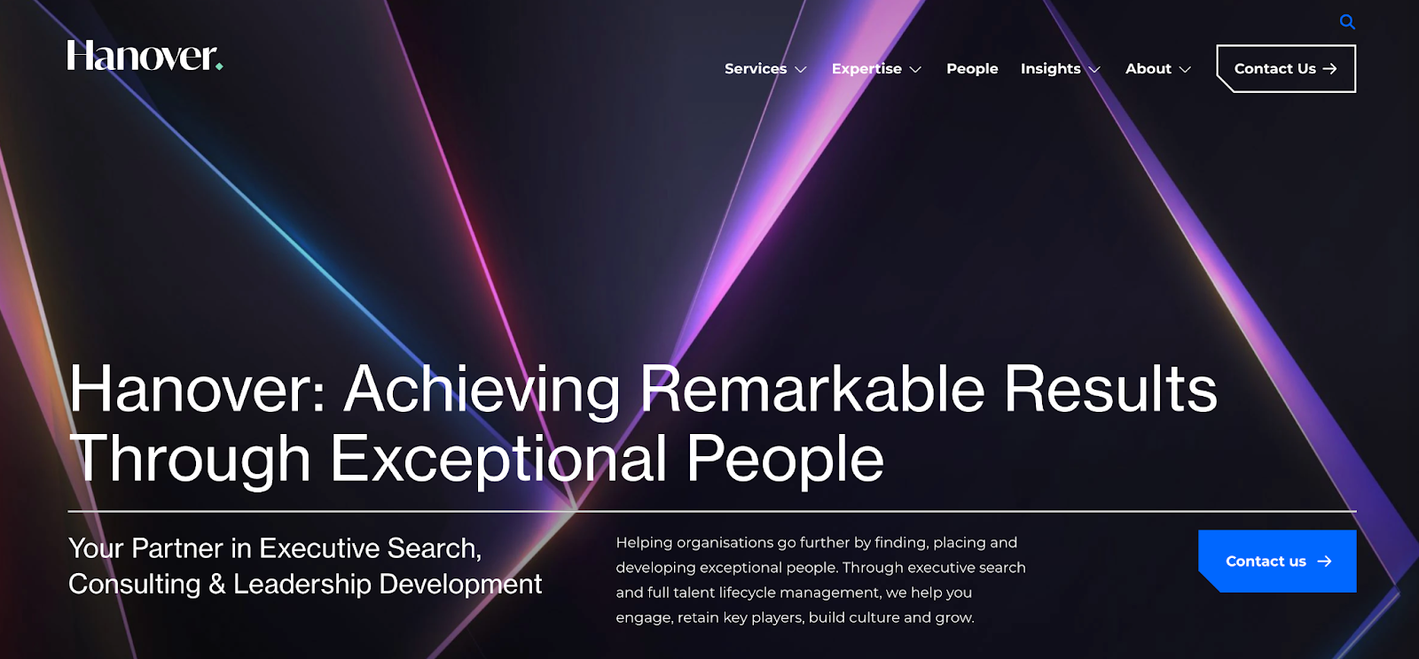 Hanover’s website