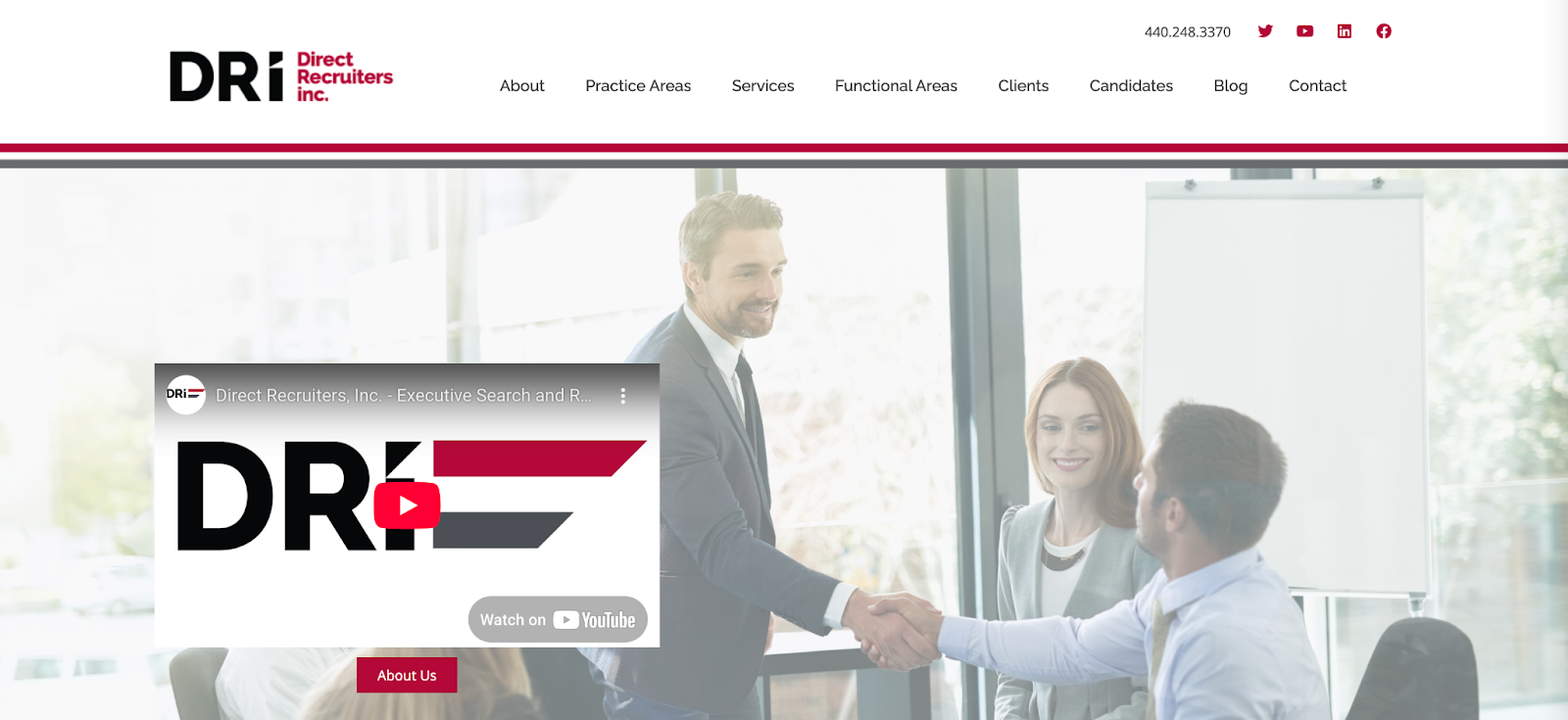 Direct Recruiters INC’s website