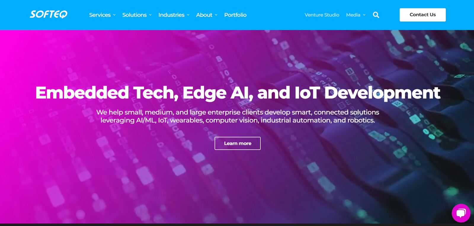 Softeq's homepage