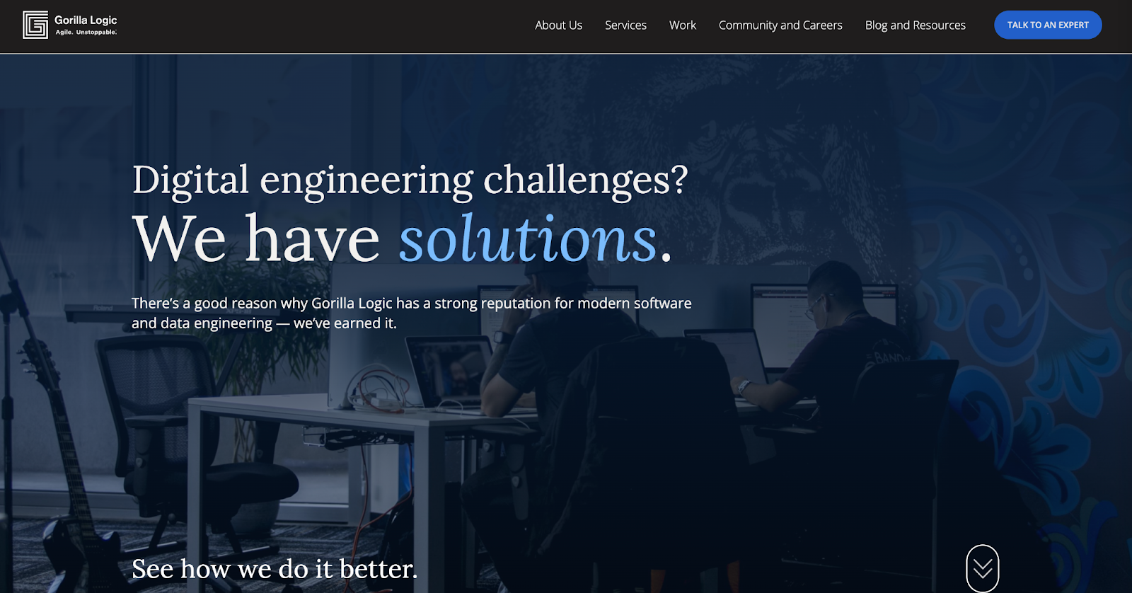 Gorilla Logic’s website