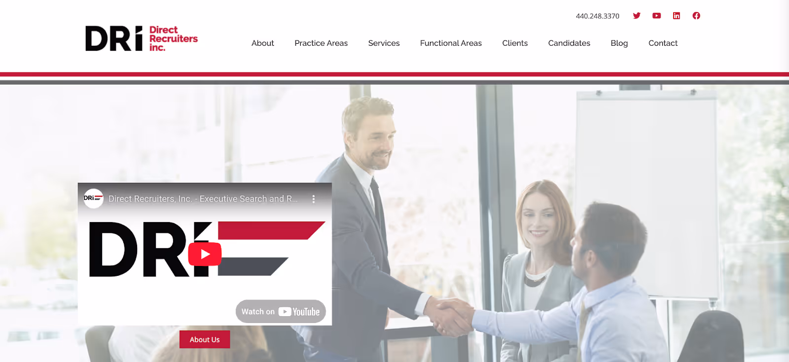 Direct Recruiters INC’s website