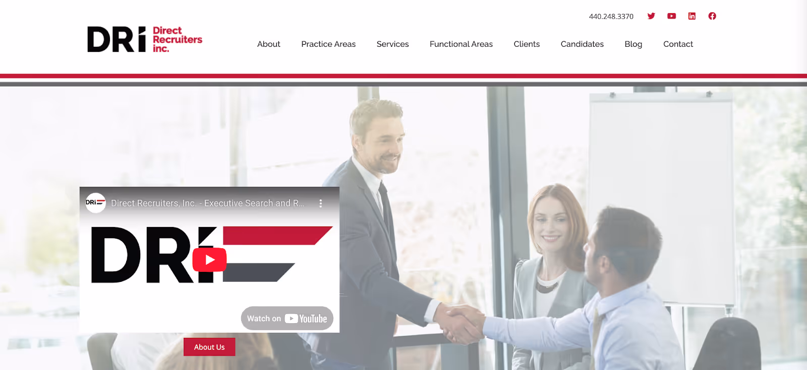 Direct Recruiters INC’s website