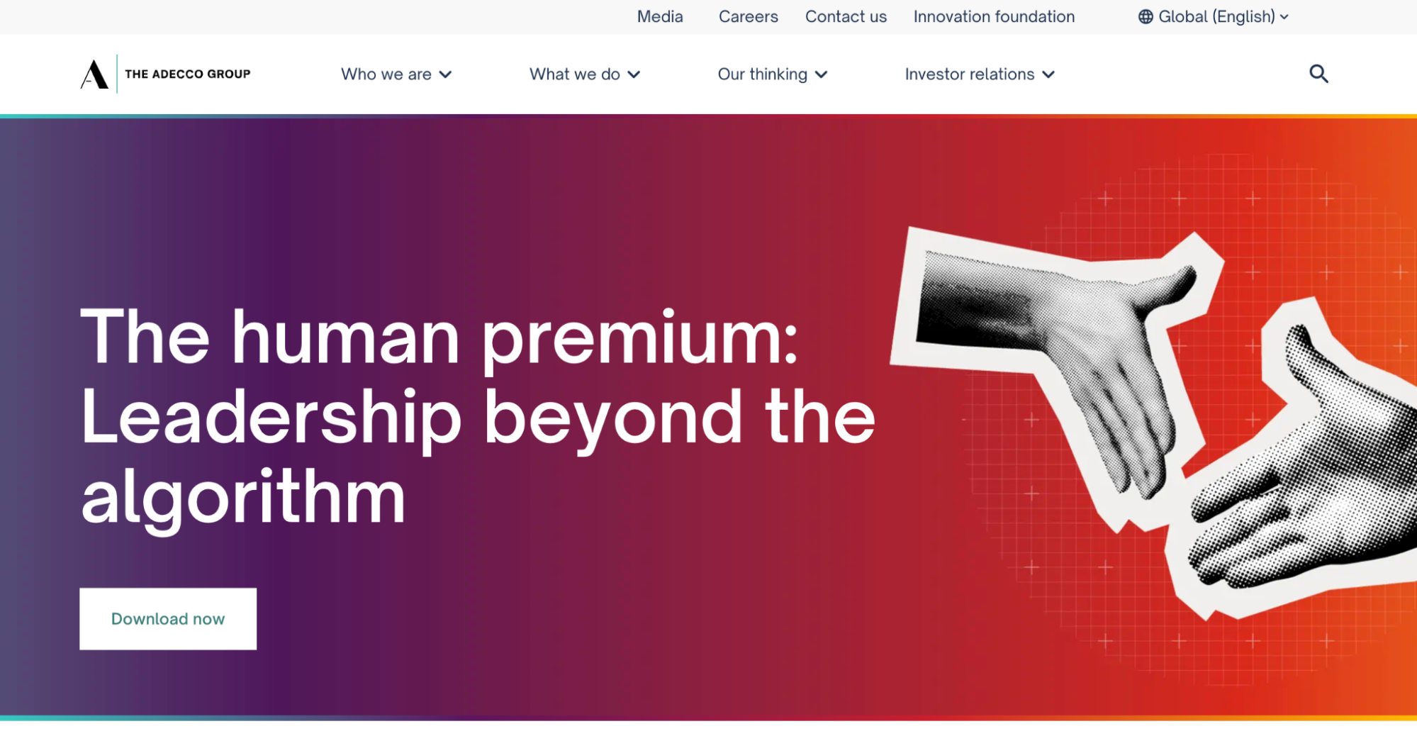 Adecco homepage