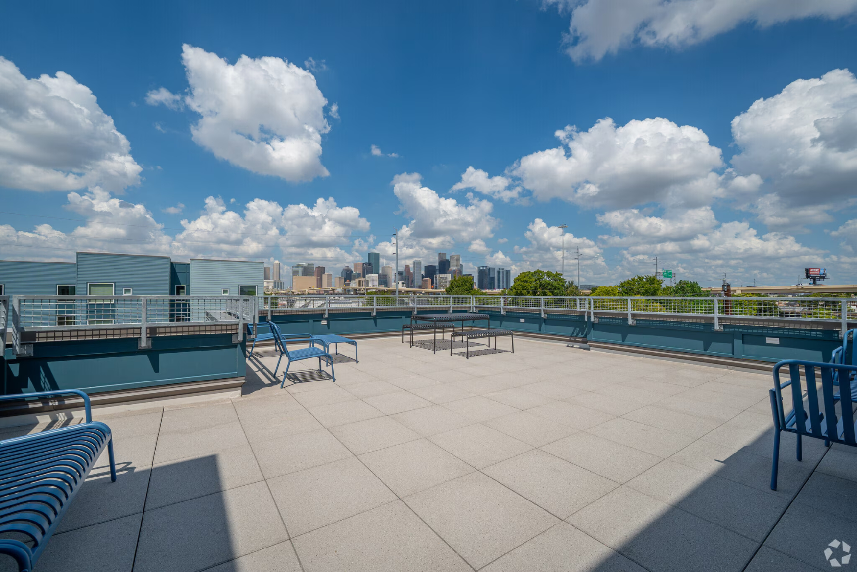 roof top seating area