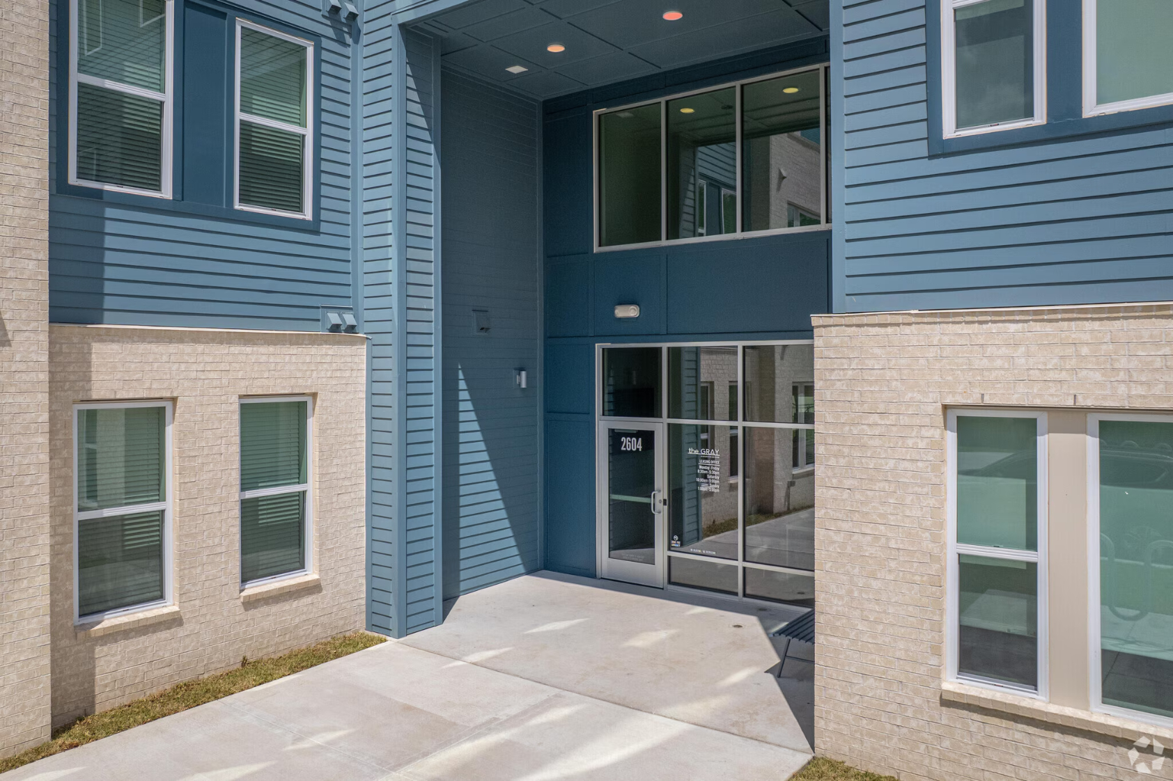 exterior leasing office 