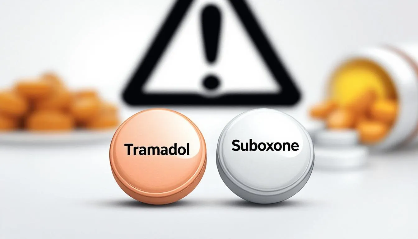 A visual representation of tramadol and Suboxone interaction, highlighting the question: can you take tramadol with Suboxone?