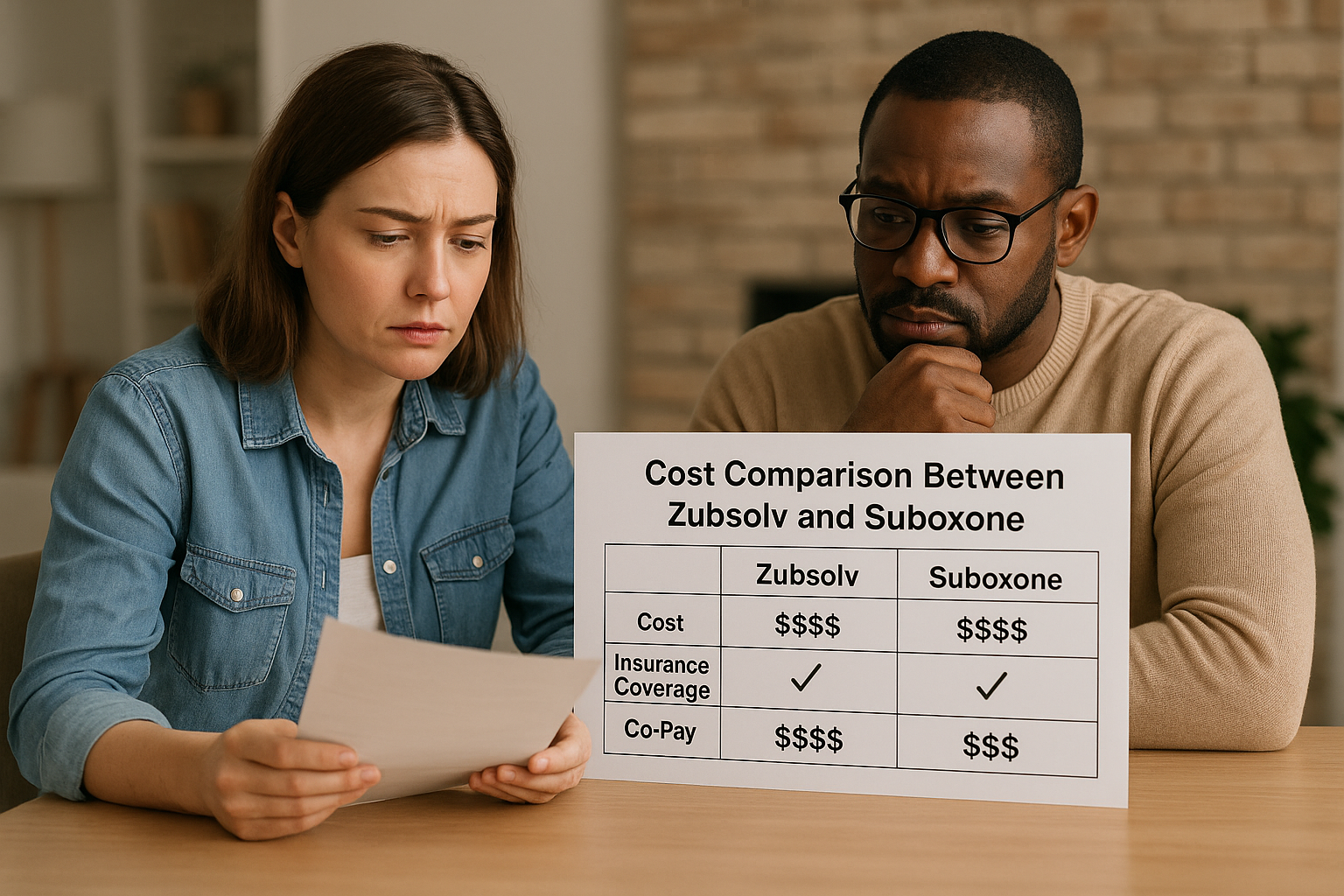 Cost comparison between Zubsolv and Suboxone, including insurance coverage aspects.