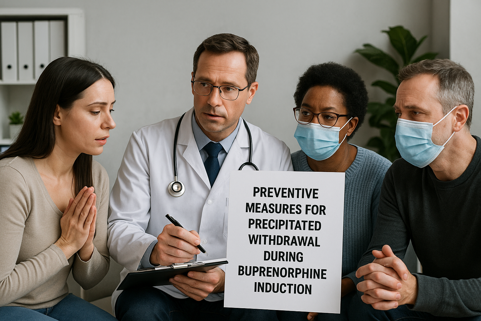 Preventive measures for precipitated withdrawal during buprenorphine induction.