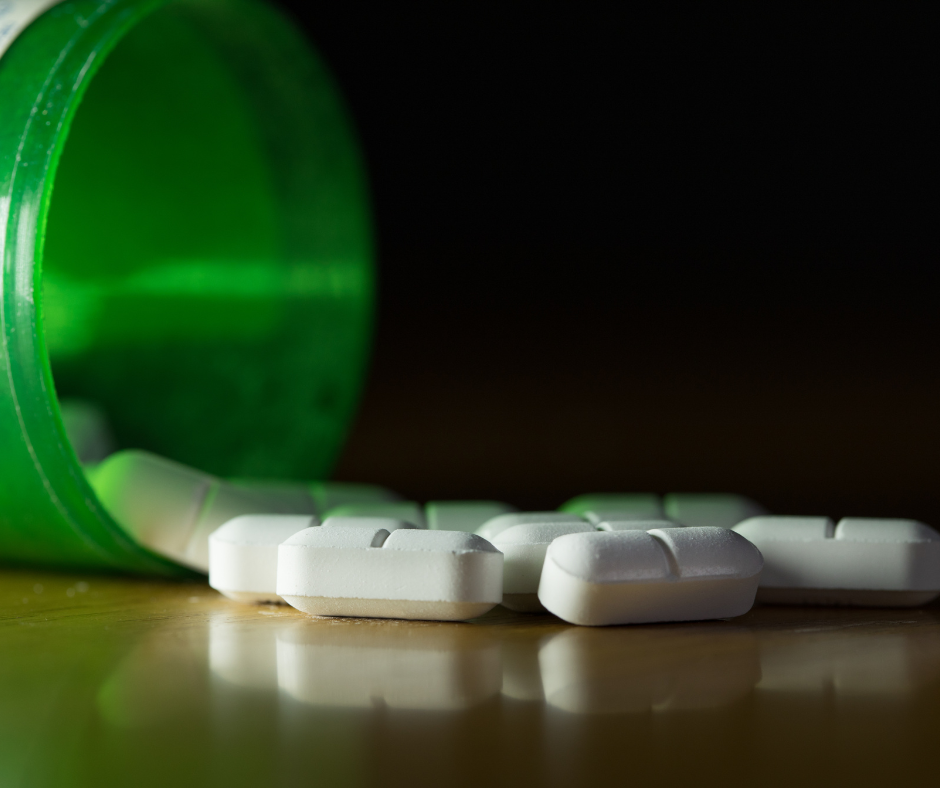 An illustration depicting various types of opioids, including prescription opioids and synthetic opioids.