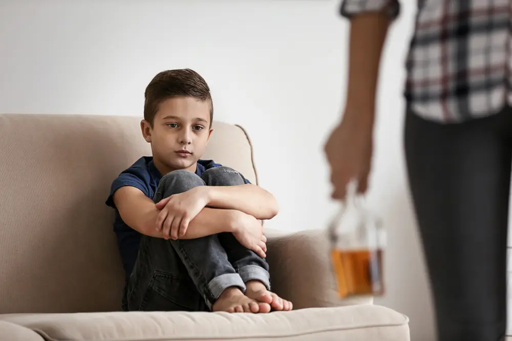 A visual representation of the common traits of adult children of alcoholics.