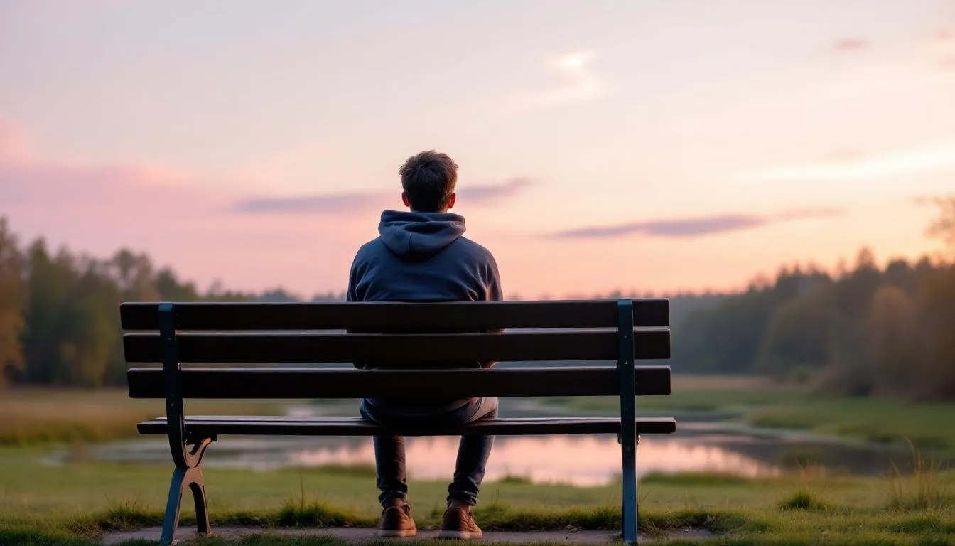 An individual contemplating the best way to quit drinking alcohol.