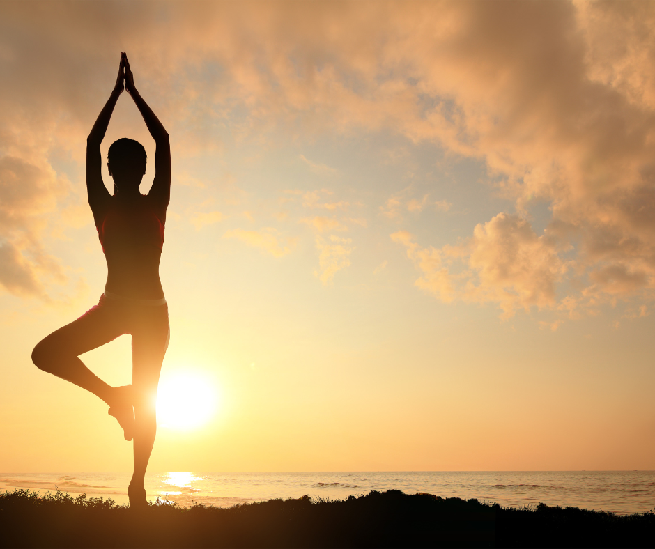 A calming scene depicting relaxation techniques to prevent hangxiety.