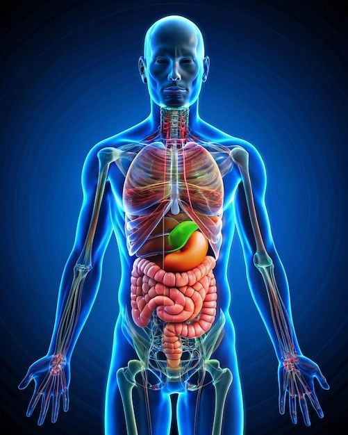 Illustration of the digestive system affected by Suboxone.