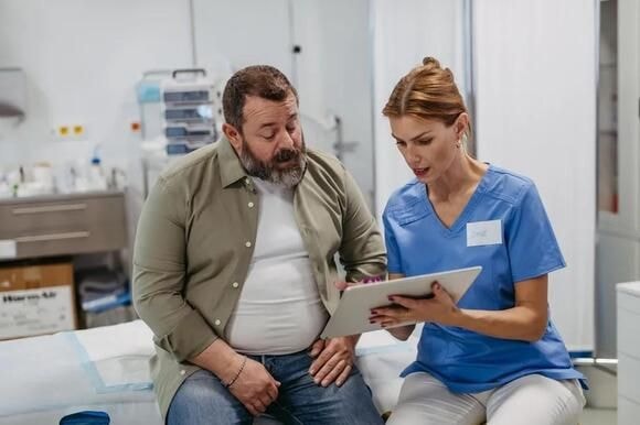 Consultation with a doctor regarding weight gain on Suboxone.